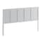 Flash Furniture King White Wooden 4 Panel Adjustable Headboard MG-9708KHB-K-WHT-GG - alternate 6